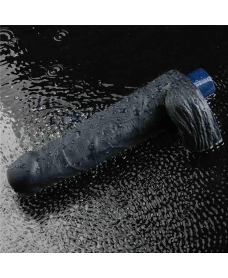 REAL SOFTEE - Realistyczny Wibrator Dildo - 23cm - Czarny