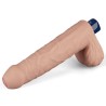 REAL SOFTEE - Realistyczny Wibrator Dildo - 23cm - Cielisty