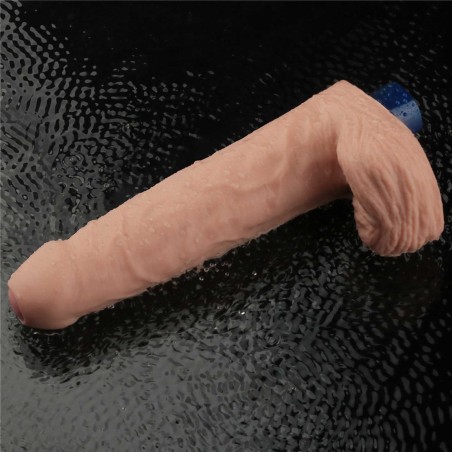 REAL SOFTEE - Realistyczny Wibrator Dildo - 23cm - Cielisty