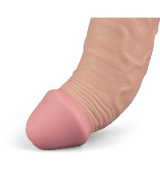 Lovetoy Real Softee - Realistyczny Wibrator Dildo - 21cm - Cieliste