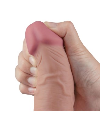Lovetoy Real Softee - Realistyczny Wibrator Dildo - 21cm - Cieliste
