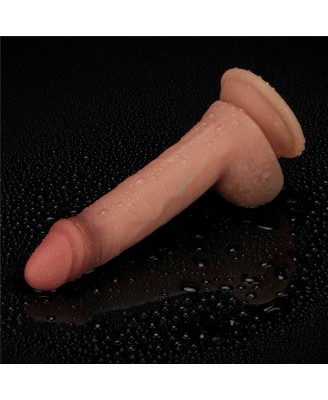 Sliding Skin Pro Series - Realistyczne Dildo Cieliste - 19cm