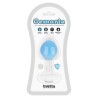 Gemoria Silicone Butt Plug - Korek Analny z Kryształową Kulą - Niebieski