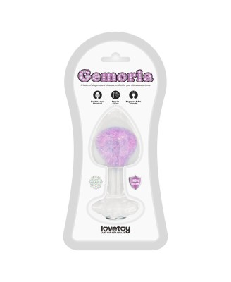 Gemoria Silicone Butt Plug - purple