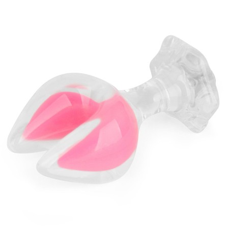 Gemoria Silicone Butt Plug - Dual Crescent  (Glow-In-The-Dark)