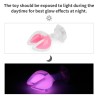 Gemoria Silicone Butt Plug - Dual Crescent  (Glow-In-The-Dark)