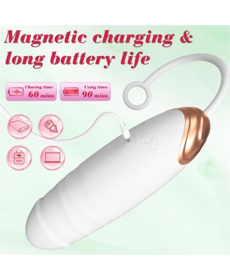 Vibrating Silicone Love EGG - Jajeczko Stymulujące na Pilota - 7 poziomów wibracji