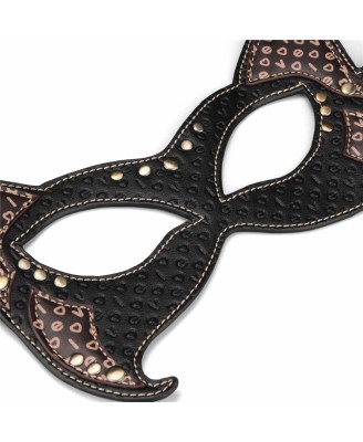 Rebellion Reign Cat Mask – Maska z kocimi uszami i nitami