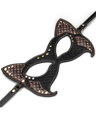 Rebellion Reign Cat Mask – Maska z kocimi uszami i nitami