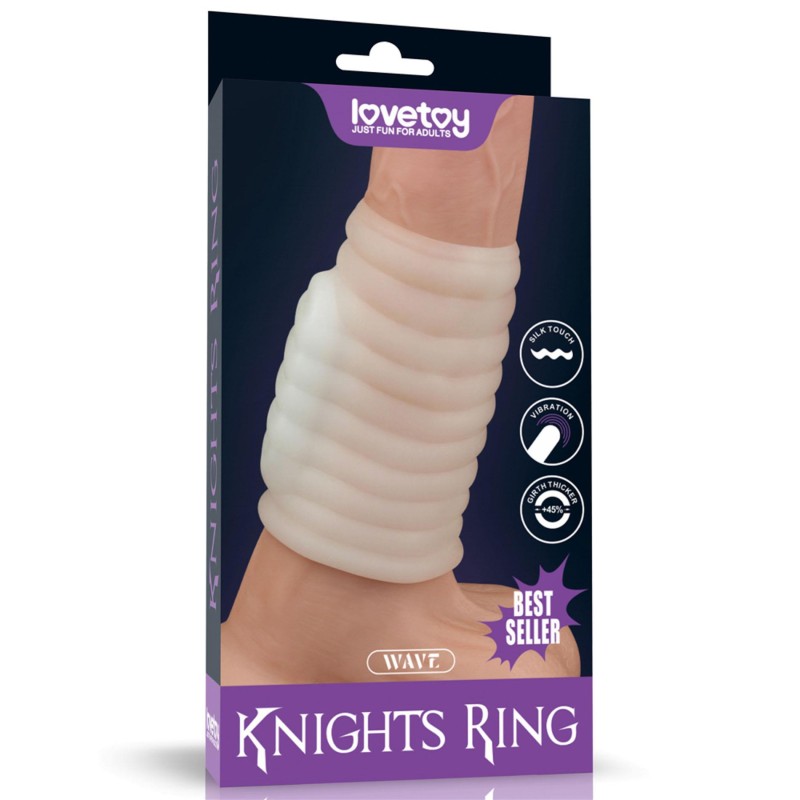 Vibrating Wave Knights Ring – Wibrujący Pierścień Erekcyjny
