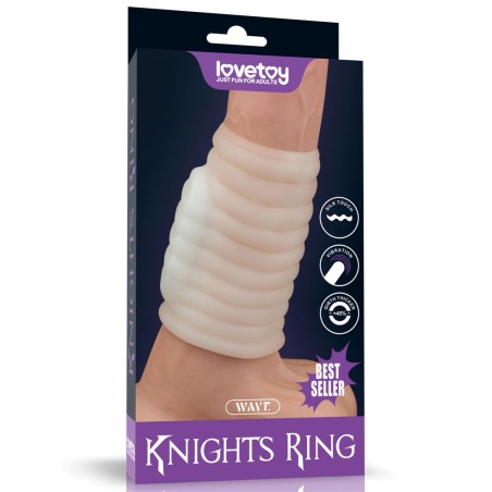 Vibrating Wave Knights Ring – Wibrujący Pierścień Erekcyjny