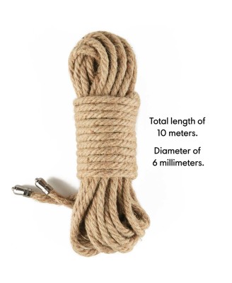 Rebellion Reign Rustic Hemp - Sznur do Krępowania z Konopi - 10m