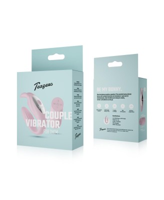 Teazers Bunny Couple Vibrator - Wibrator dla Par z pilotem