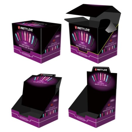 PRETTY LOVE - Super Power Bringing Joy to Life - Zestaw 28 szt Wibratorów