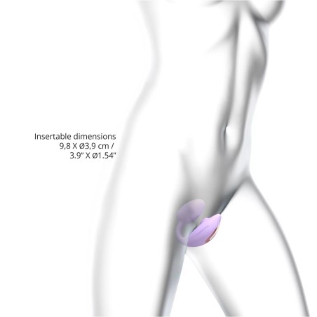 WONDERLOVER - VIVA MAUVE - Stymulator Intymny na pilota