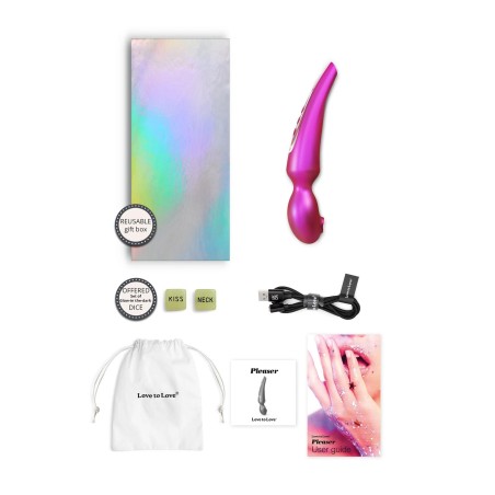 PLEASER - IRIDESCENT BERRY - Masażer Różdżka