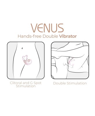 AD. Venus + APP - Wibrator Punktu G i Łechtaczki