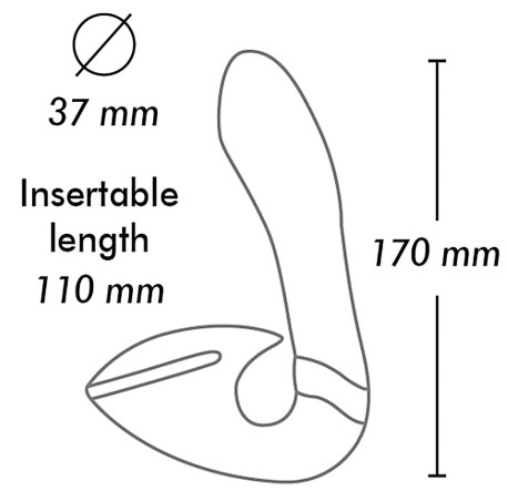 Shunga SOYO Intimate Massager - Wibrator Punktu G - Czerwony