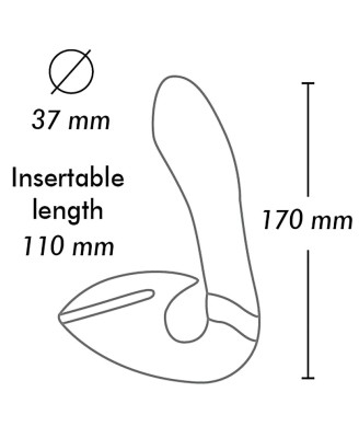 Shunga SOYO Intimate Massager - Wibrator Punktu G - Fioletowy