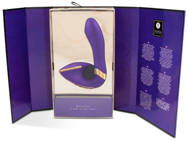 Shunga SOYO Intimate Massager - Wibrator Punktu G - Fioletowy