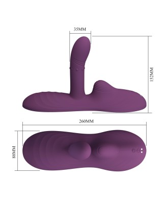 Pretty Love Luka Heating Sit-Down Pad Vibrator
