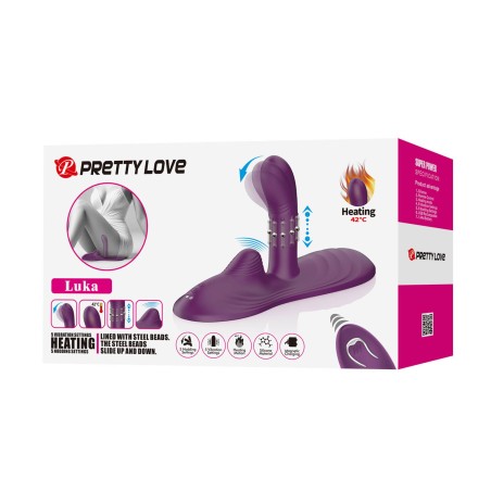 Pretty Love Luka Heating Sit-Down Pad Vibrator