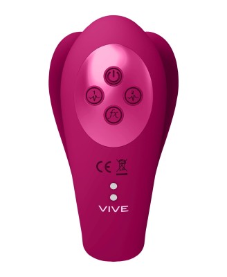 Yoko - Triple Action Vibrator Dual Prongs with Clitoral Pulse Wave