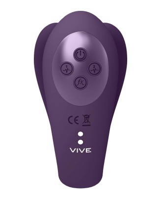 Vive Yoko - Wibrator potrójnego działania z bolcami i falą pulsacyjną