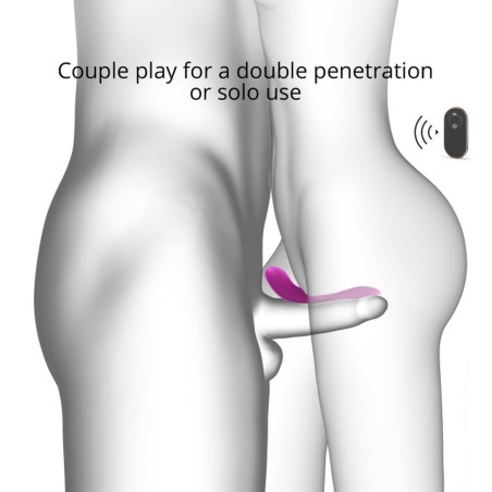 MATCH UP - SWEET ORCHID - Zdalnie Sterowany Wibrator dla Par
