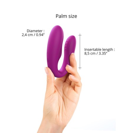 MATCH UP - SWEET ORCHID - Zdalnie Sterowany Wibrator dla Par