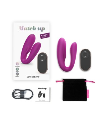 MATCH UP - SWEET ORCHID - Zdalnie Sterowany Wibrator dla Par