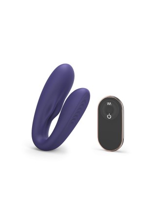 MATCH UP - MIDNIGHT INDIGO - Wibrator dla Par na pilota
