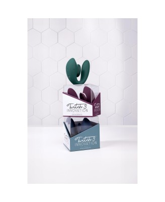 Twitch 3 - Rechargeable Vibrator & Suction - Silicone - 10 Speed - Forest Green