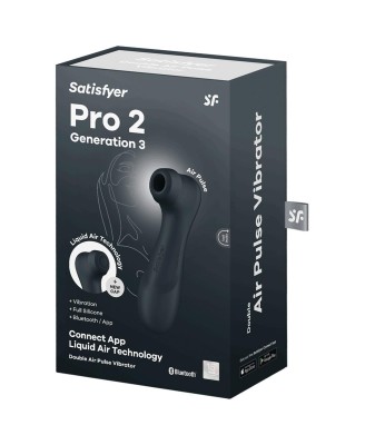 Pro 2 Generation 3with Liquid Air Technology, Vibration and Bluetooth/App black