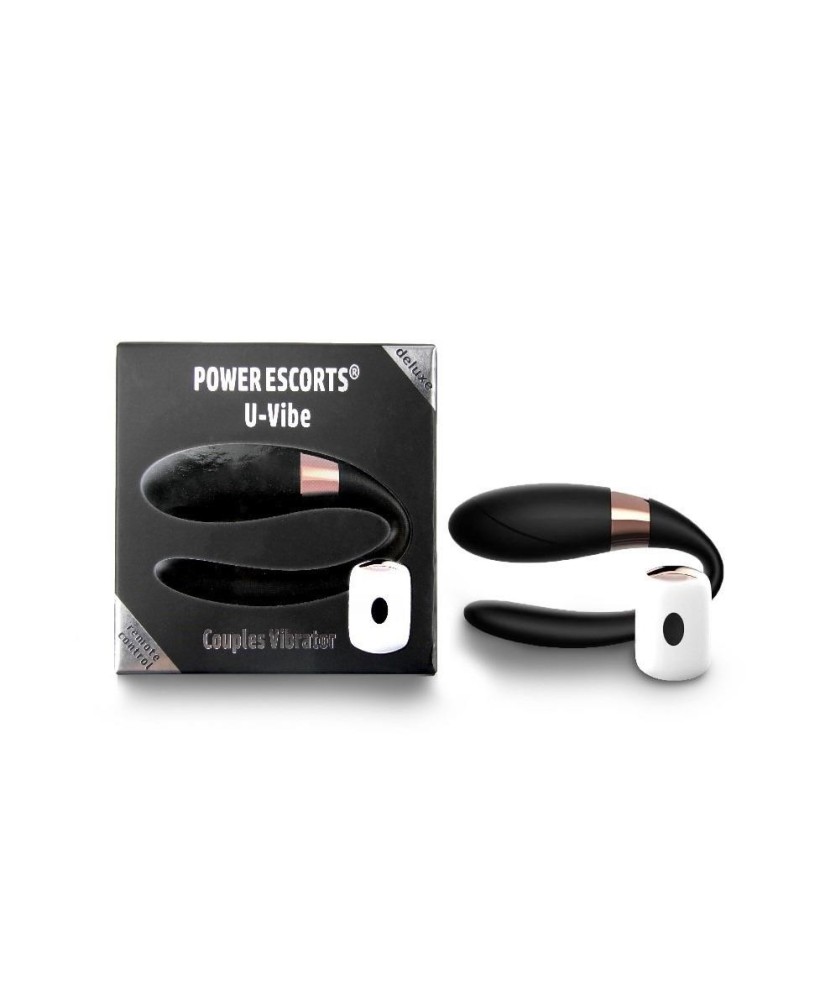 U-Vibe - Wibrator dla Par Sterowany Pilotem - Czarny