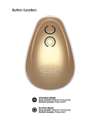Twitch Hands - Free Suction & Vibration Toy - Gold