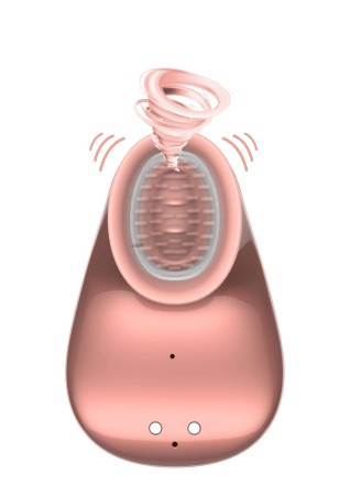 Twitch Hands -  Masażer z funkcją ssania i wibracji - Rose