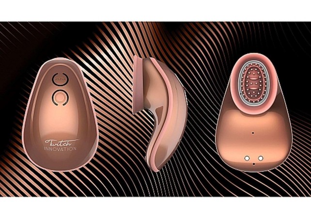 Twitch Hands -  Masażer z funkcją ssania i wibracji - Rose