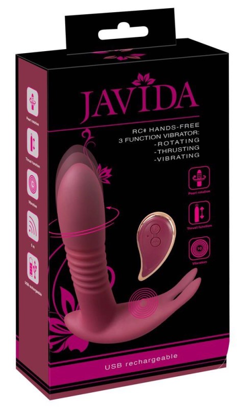 Javida RC Hands-free 3 function - Wibrator Intymny Sterowany na Pilota