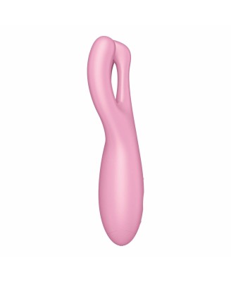 Satisfyer Threesome 4 (Pink) - Masażer Łechtaczki