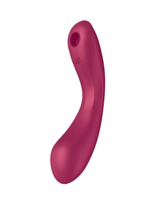 Satisfyer Curvy Trinity 1 Red - Wibrator Punktu G i Łechtaczki