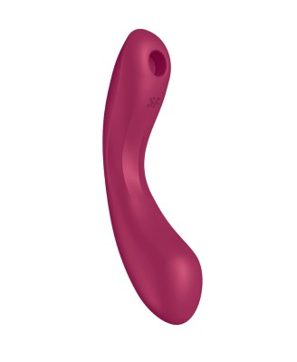 Satisfyer Curvy Trinity 1 Red - Wibrator Punktu G i Łechtaczki