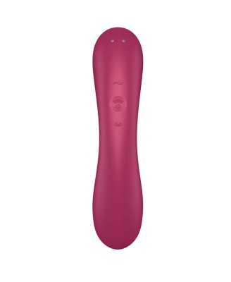 Satisfyer Curvy Trinity 1 Red - Wibrator Punktu G i Łechtaczki