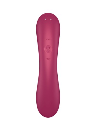 Satisfyer Curvy Trinity 1 Red - Wibrator Punktu G i Łechtaczki