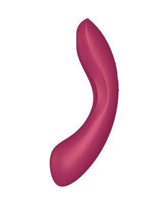Satisfyer Curvy Trinity 1 Red - Wibrator Punktu G i Łechtaczki