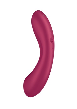 Satisfyer Curvy Trinity 1 Red - Wibrator Punktu G i Łechtaczki