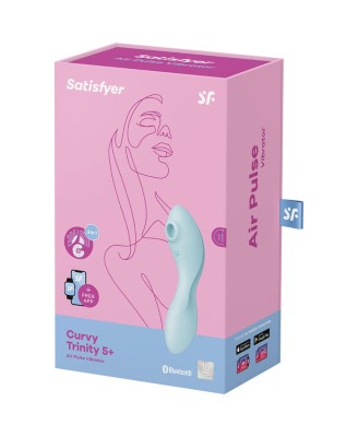 Stymulator-Curvy Trinity 5 Connect App (Blue)