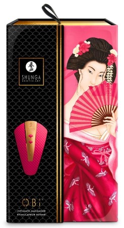 Shunga OBI Intimate Massager - Masażer Łechtaczki - Czerwony