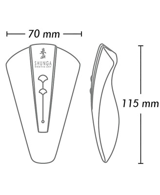 Shunga OBI Intimate Massager - Masażer Łechtaczki - Czerwony