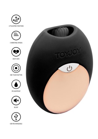 TOYJOY Diva Mini Tongue - Jajeczko Stymulujące - Czarne